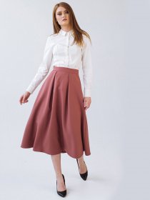 Юбки VOVK модель 07753 фрезовий Фото