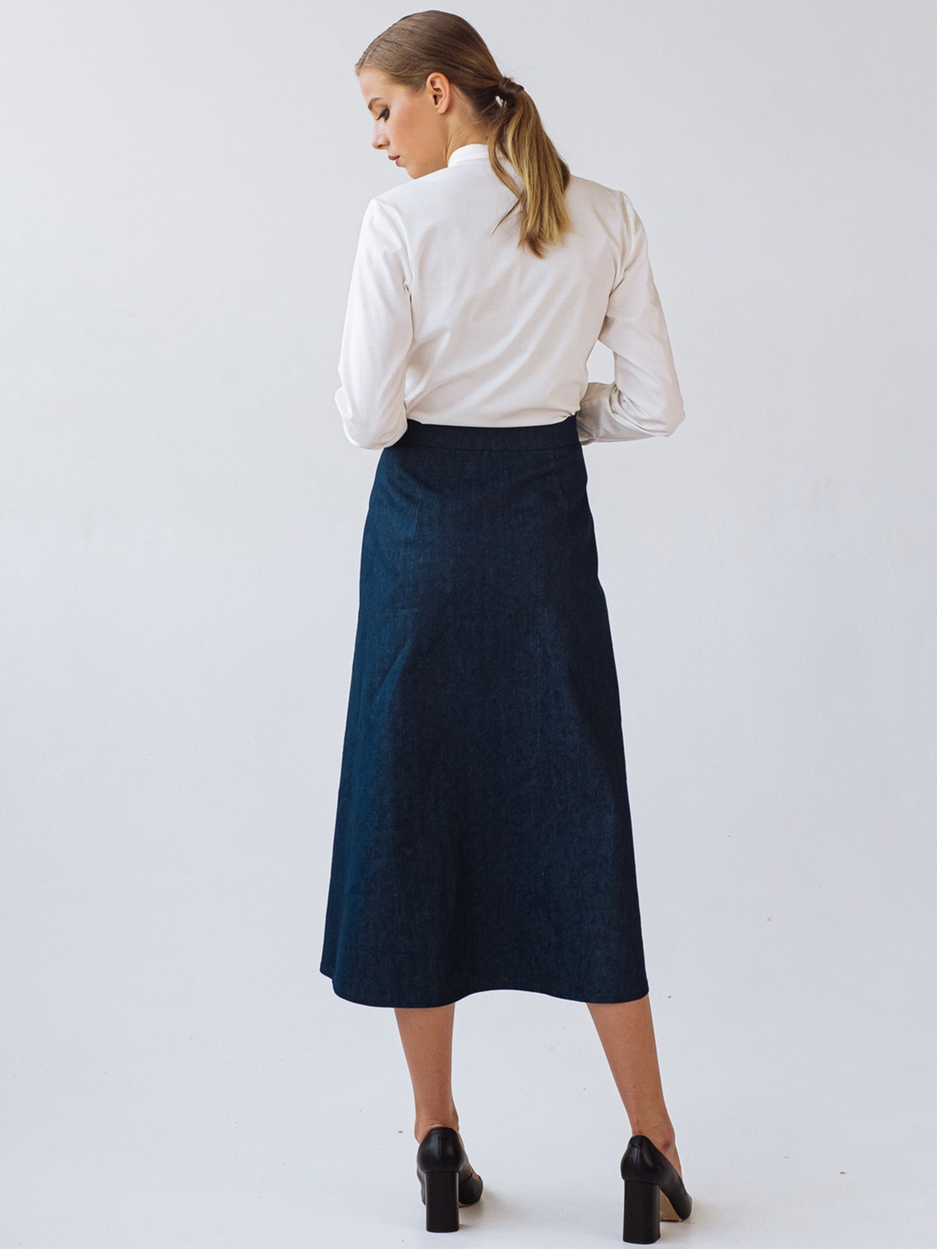 Юбки VOVK модель 09743 синій Фото