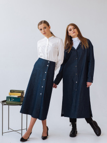 Юбки VOVK модель 09743 синій Фото