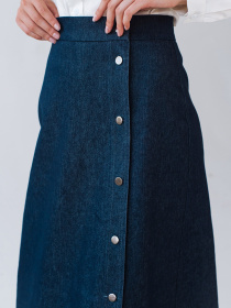 Юбки VOVK модель 09743 синій Юбки VOVK модель 09743 синій Фото