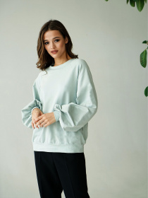 Свитшот VOVK модель 07618 шалфей Фото