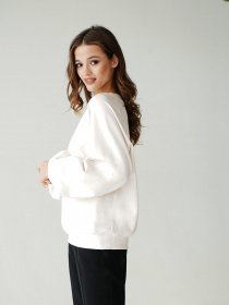 Свитшот VOVK модель 09747 блідо-пудровий Фото