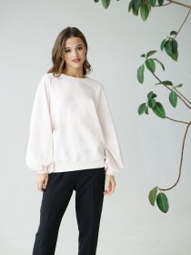 Свитшот VOVK модель 09747 блідо-пудровий Фото