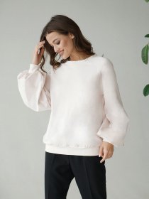 Свитшот VOVK модель 09747 блідо-пудровий Фото