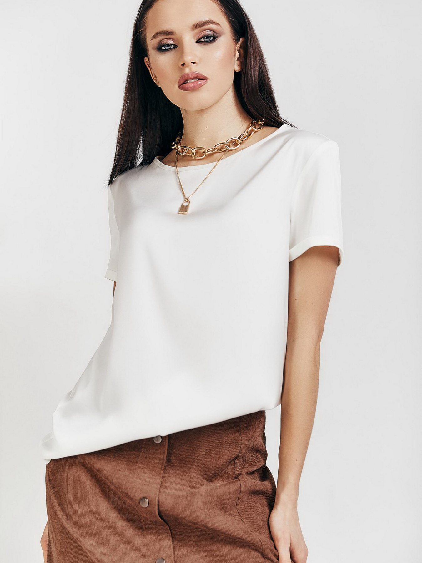 Футболки і поло VOVK модель 06197 молочний Футболки і поло VOVK модель 06197 молочний Фото