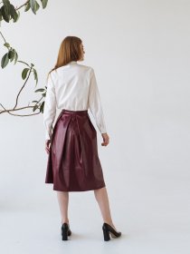 Юбки VOVK модель 07751 бордовий Фото