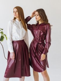 Юбки VOVK модель 07751 бордовий Фото