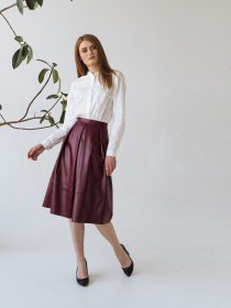 Юбки VOVK модель 07751 бордовий Фото