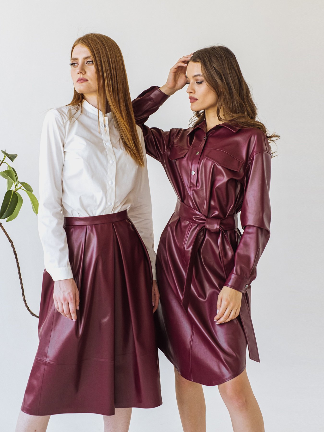 Юбки VOVK модель 07751 бордовий Юбки VOVK модель 07751 бордовий Фото