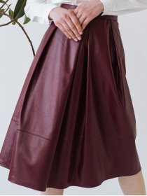 Юбки VOVK модель 07751 бордовий Юбки VOVK модель 07751 бордовий Фото