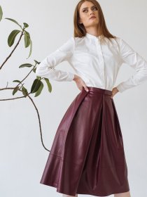 Юбки VOVK модель 07751 бордовий Юбки VOVK модель 07751 бордовий Фото