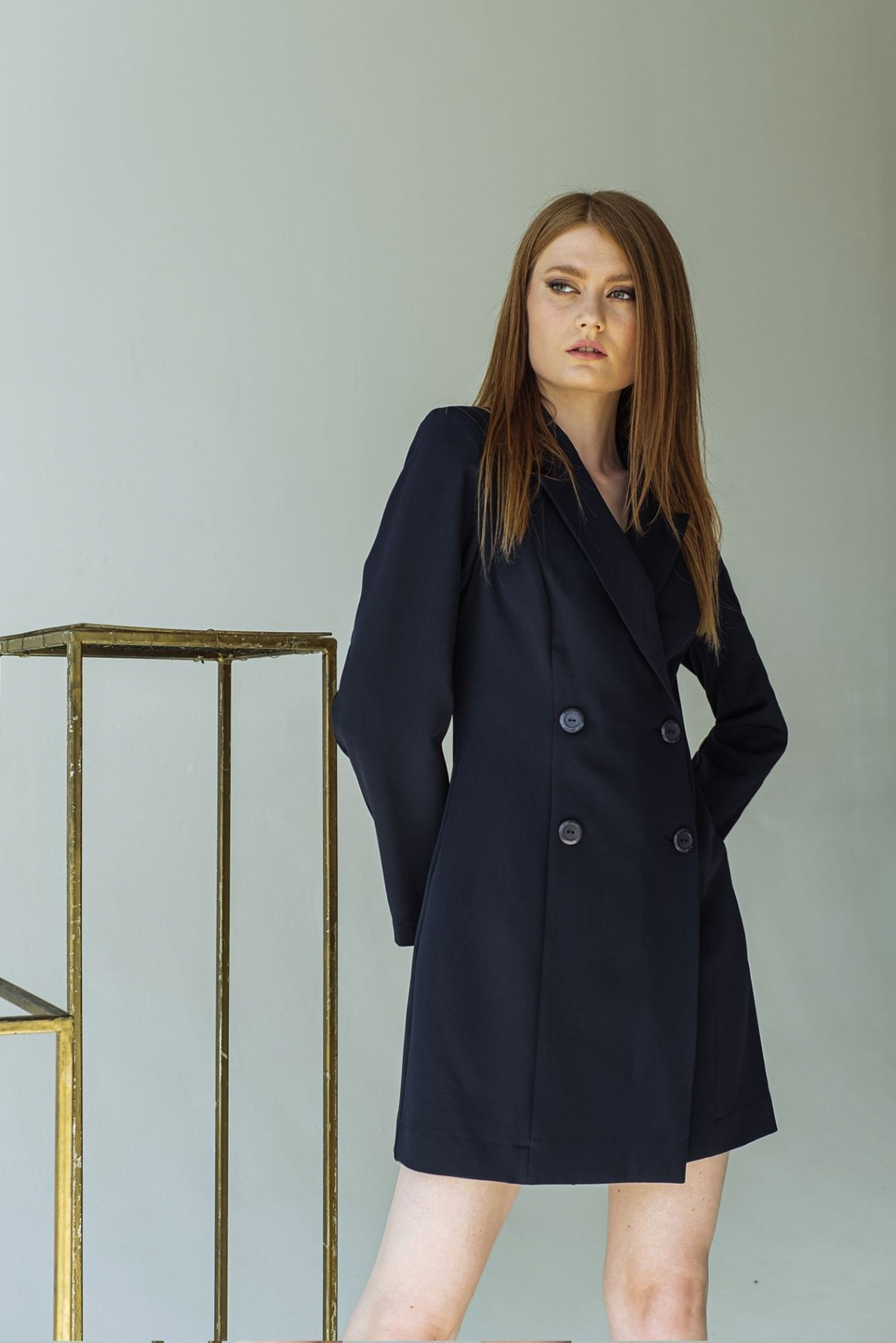 Сукні VOVK модель 07498 темно-синій Фото