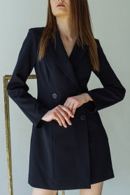 Сукні VOVK модель 07498 темно-синій Фото