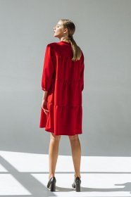 Платья VOVK модель 09363 червоний Фото