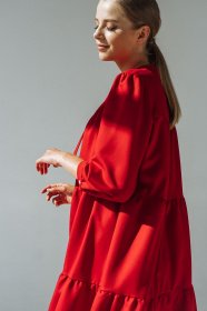 Платья VOVK модель 09363 червоний Фото