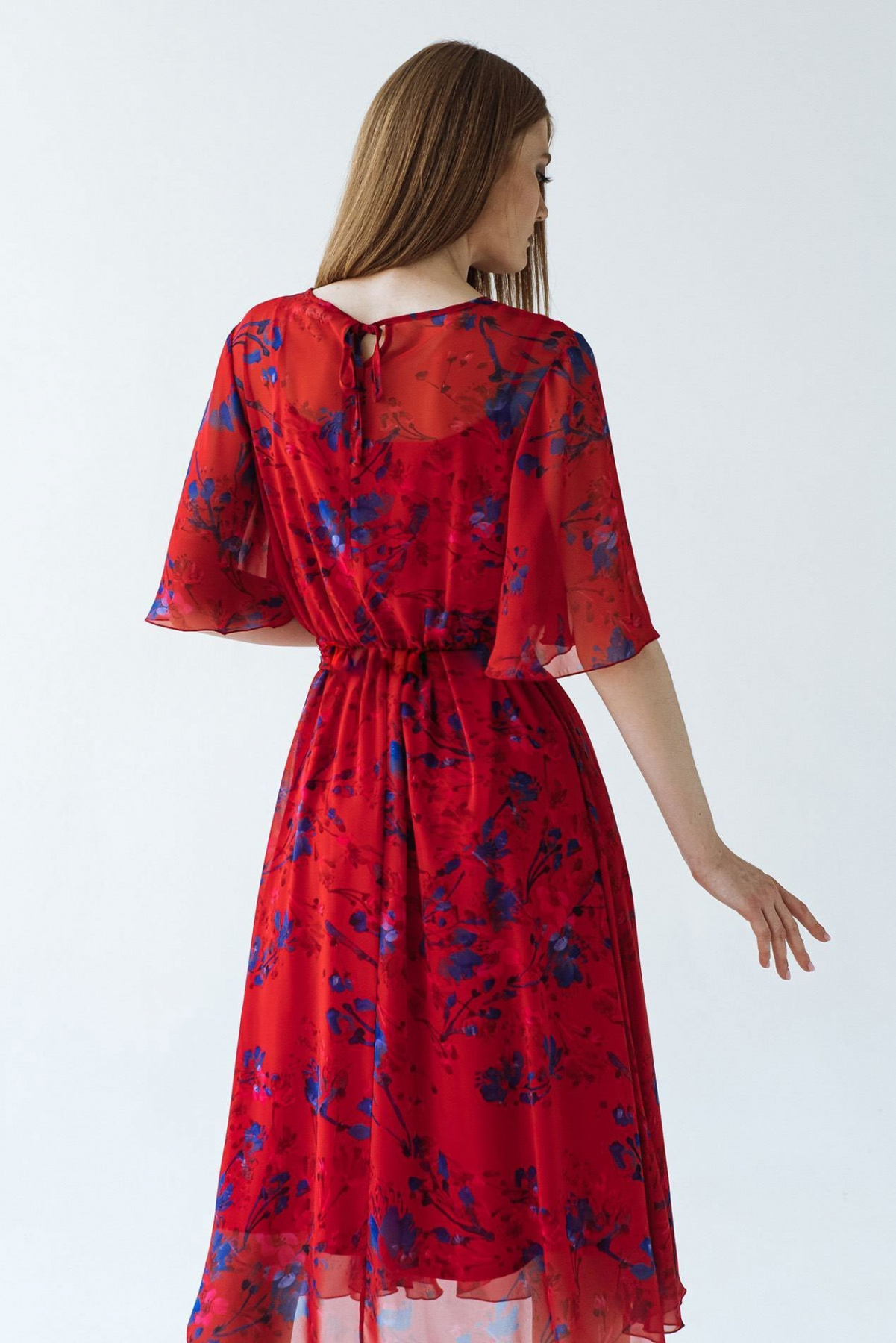 Платья VOVK модель 09637 квіти Фото