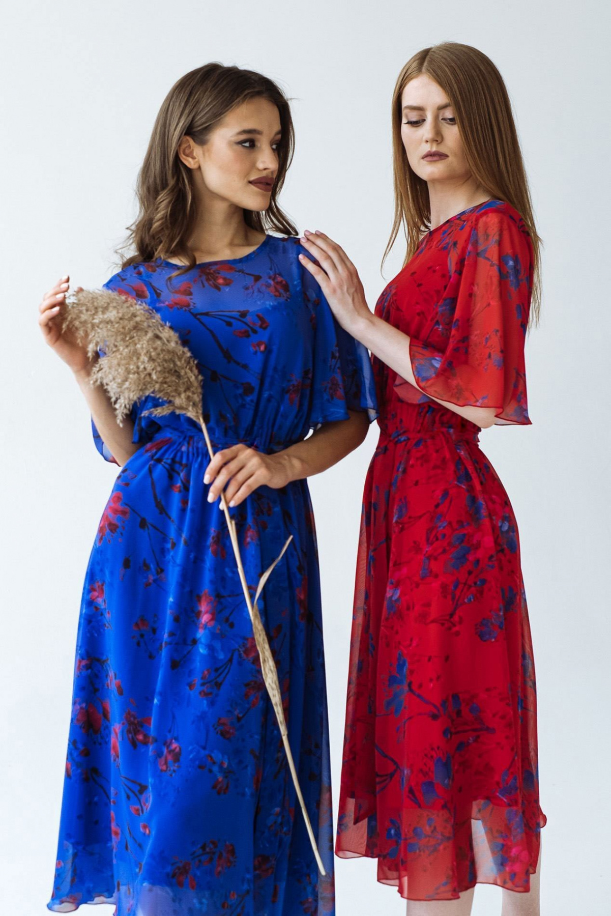 Платья VOVK модель 09637 квіти Фото