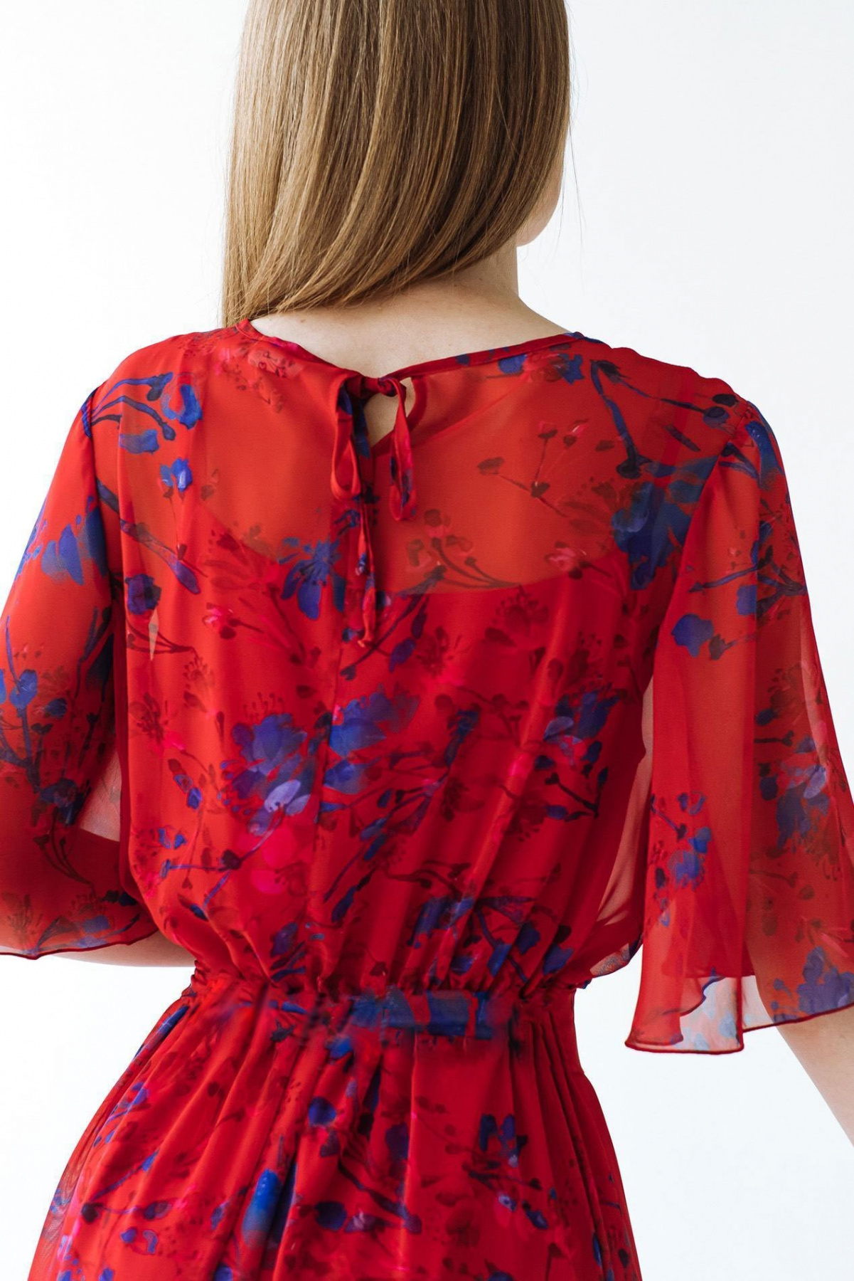 Платья VOVK модель 09637 квіти Фото