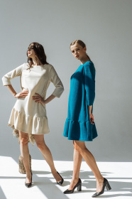 Платья VOVK модель 09648 ванільний Фото