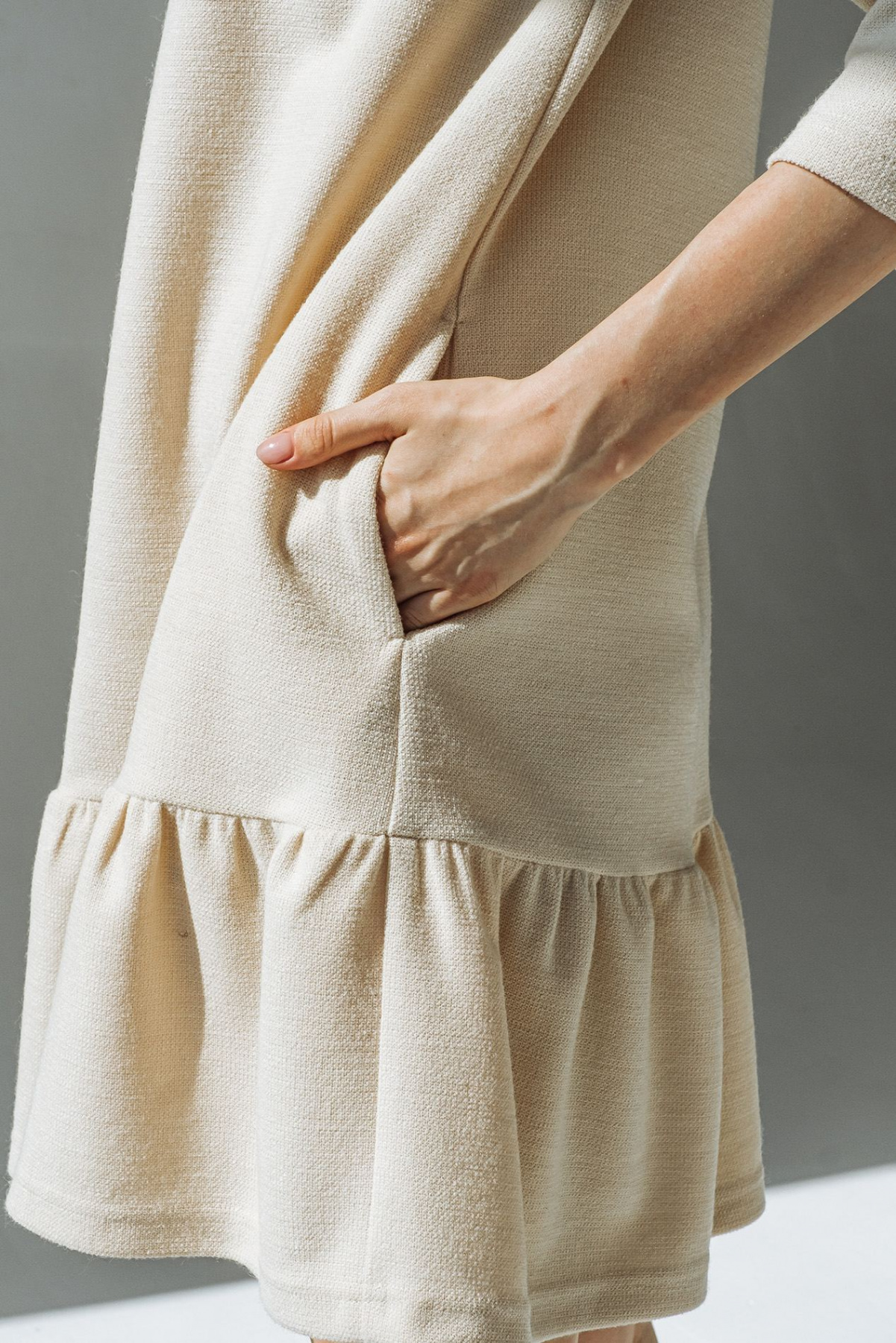 Платья VOVK модель 09648 ванільний Фото