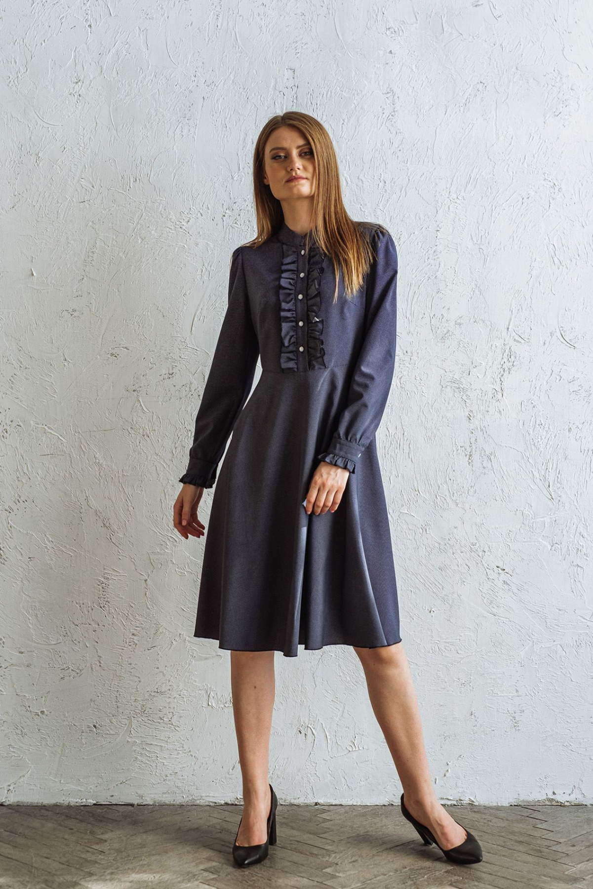 Платья VOVK модель 07722 горох Фото