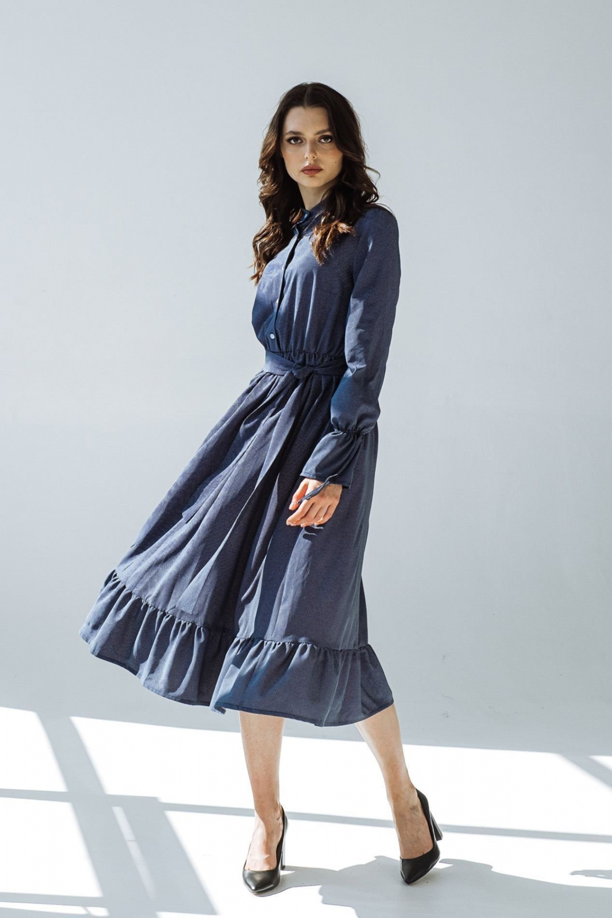 Платья VOVK модель 09632 горох Фото