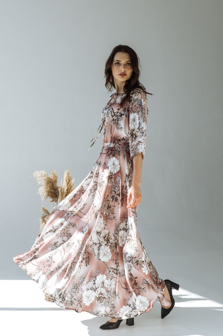 Платья VOVK модель 09369 квіти Фото