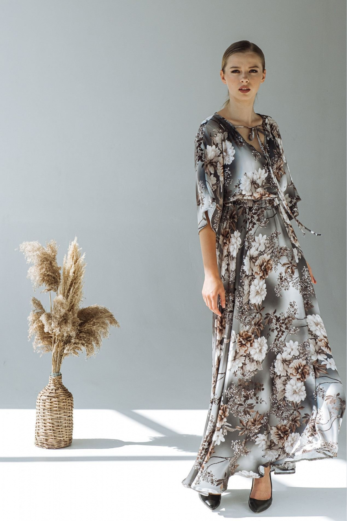 Сукні VOVK модель 09367 квіти Фото