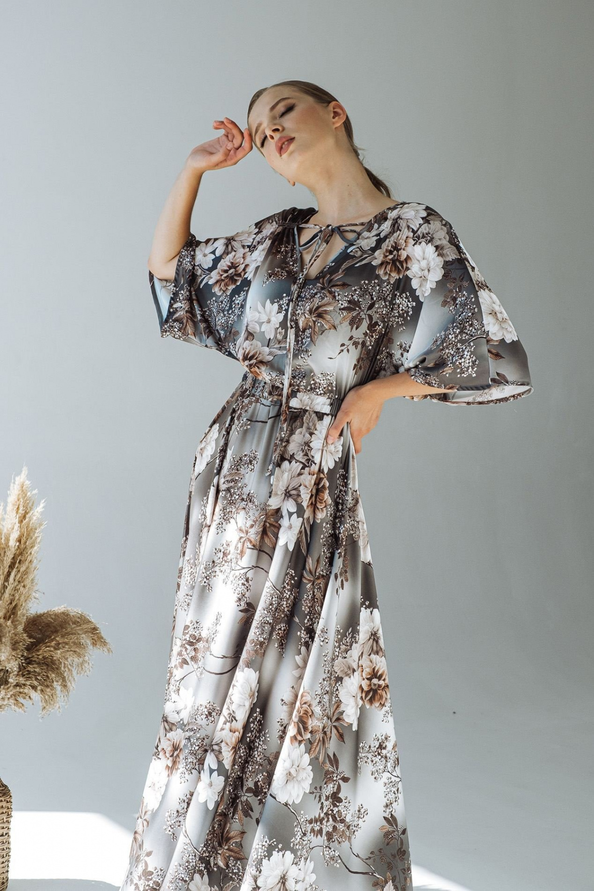 Сукні VOVK модель 09367 квіти Фото