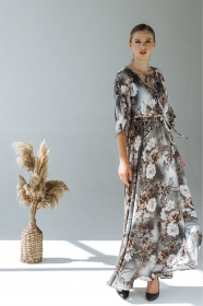 Сукні VOVK модель 09367 квіти Фото