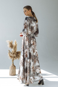 Платья VOVK модель 09367 квіти Платья VOVK модель 09367 квіти Фото