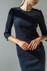 Платья VOVK модель 09361 смужки Фото