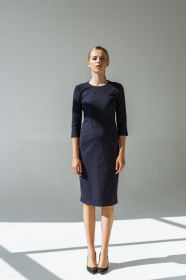 Платья VOVK модель 09361 смужки Фото