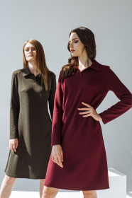 Платья VOVK модель 07744 ягідний Фото