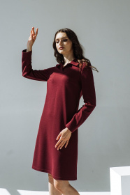 Платья VOVK модель 07744 ягідний Фото