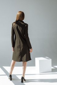 Платья VOVK модель 07745 смарагдовий Фото