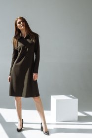 Сукні VOVK модель 07745 смарагдовий Фото