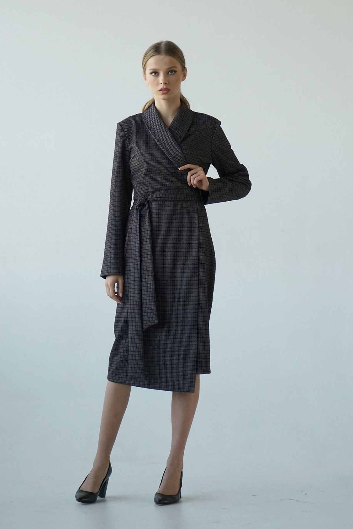 Платья VOVK модель 09469 смужки Фото