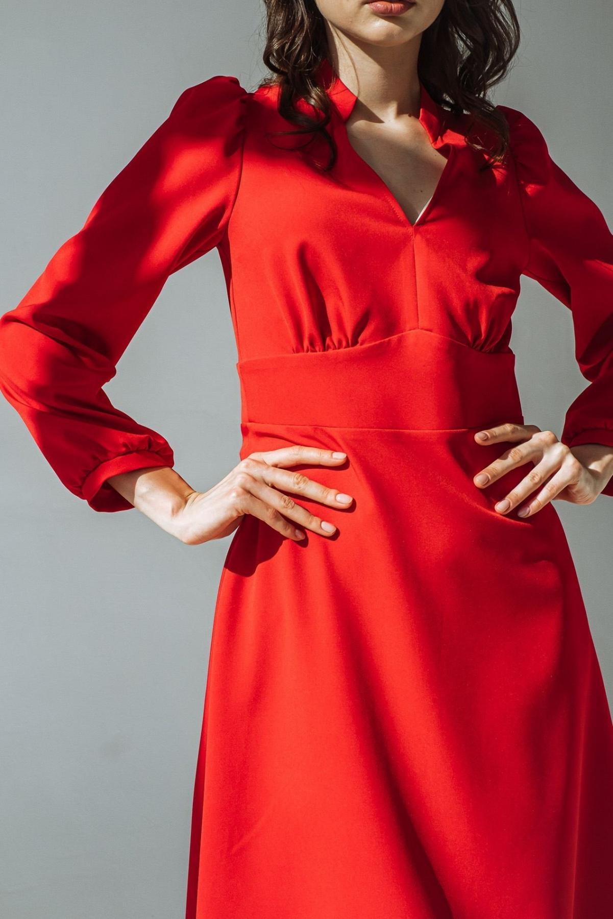 Платья VOVK модель 09562 червоний Фото