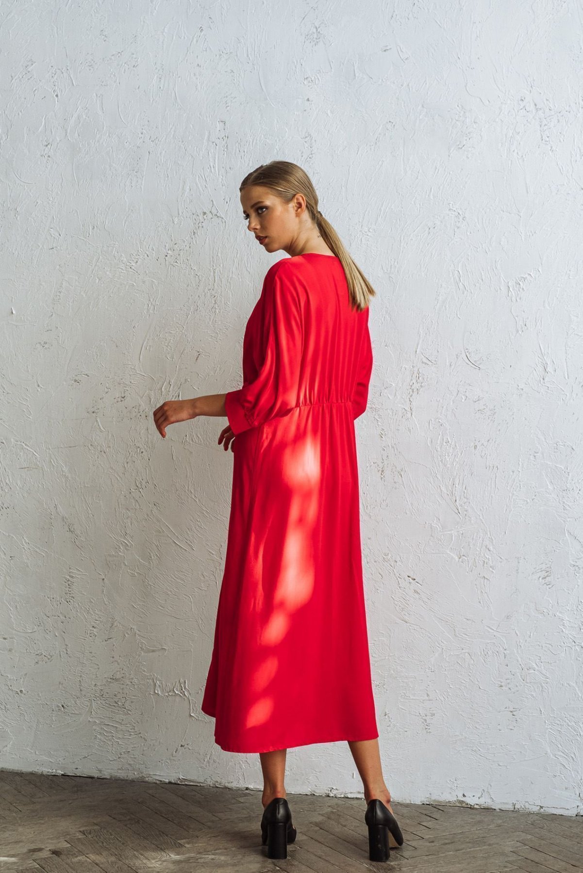 Платья VOVK модель 08459 червоний Фото