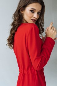 Платья VOVK модель 09351 червоний Фото