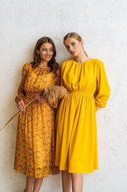 Платья VOVK модель 09393 квіти Фото