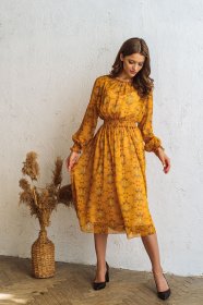 Платья VOVK модель 09393 квіти Фото