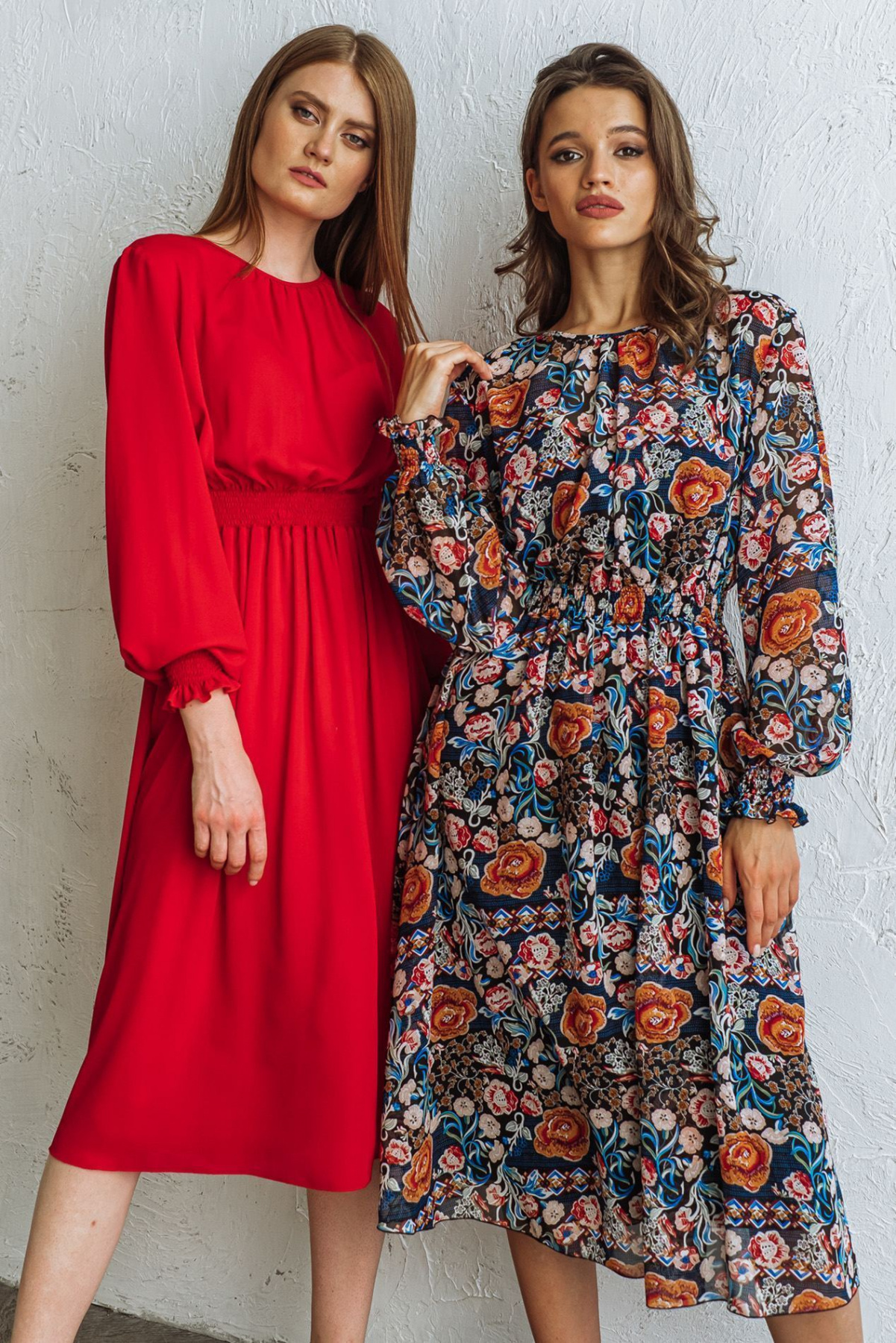 Платья VOVK модель 09394 квіти Фото