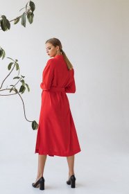 Сукні VOVK модель 09560 кораловий Фото