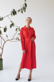 Сукні VOVK модель 09560 кораловий Фото