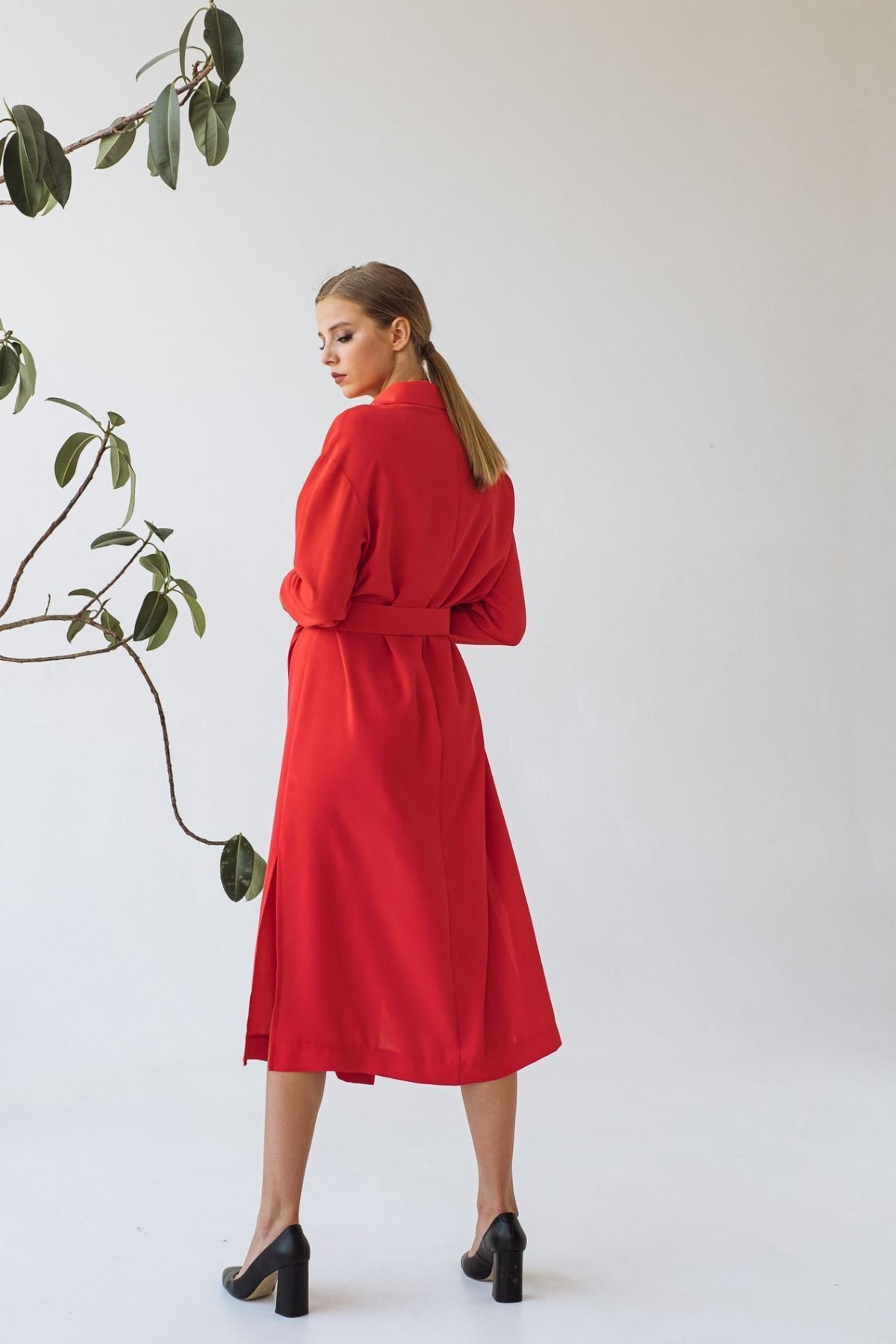 Платья VOVK модель 09560 кораловий Фото