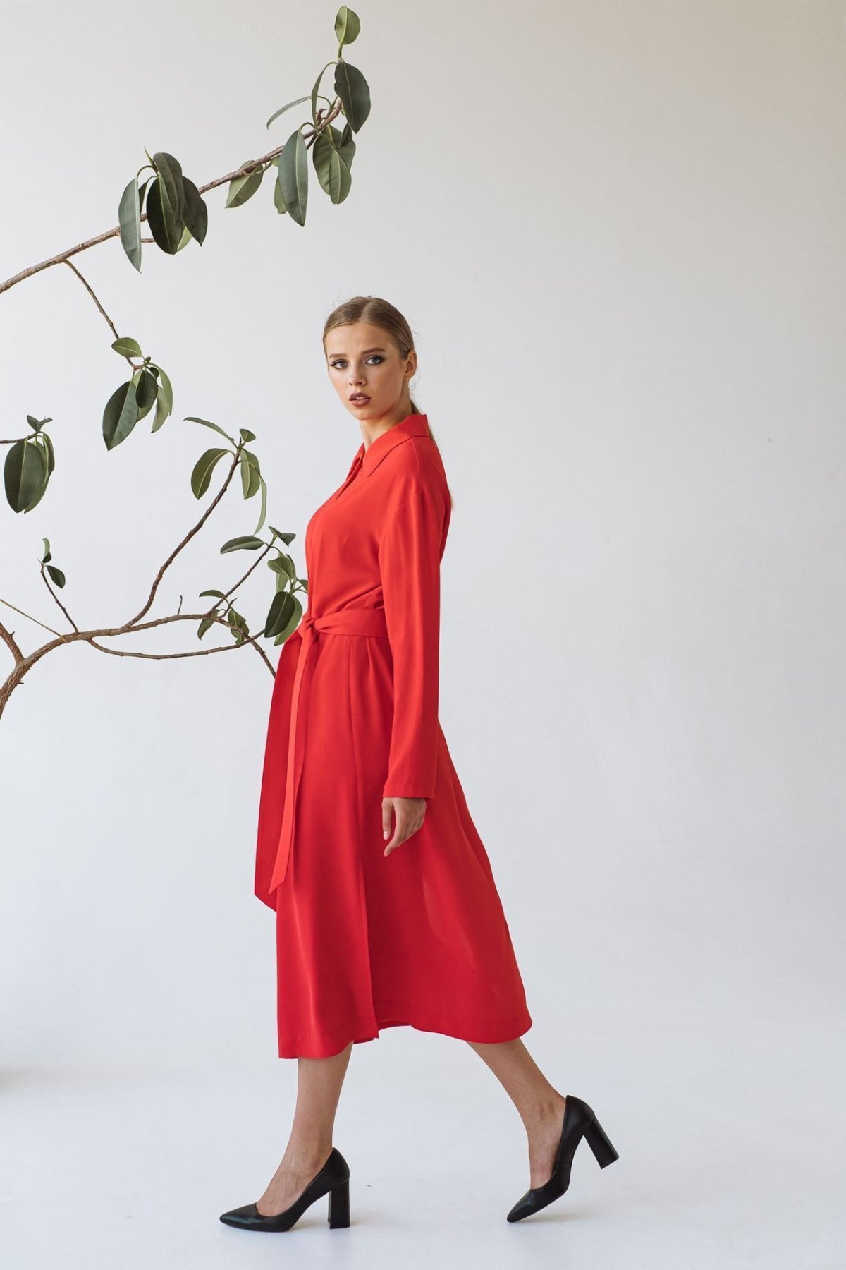 Платья VOVK модель 09560 кораловий Фото