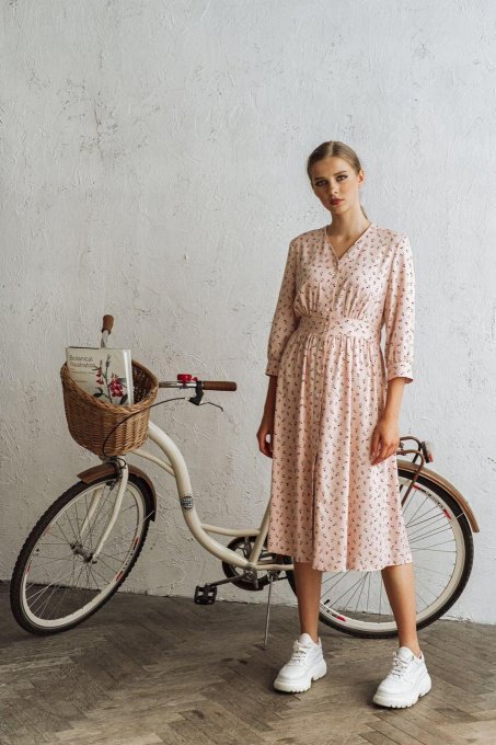 Платья VOVK модель 08752 троянди Фото