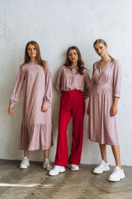 Платья VOVK модель 08753 троянди Фото